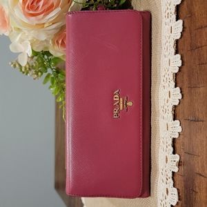 Authentic Prada bifold wallet